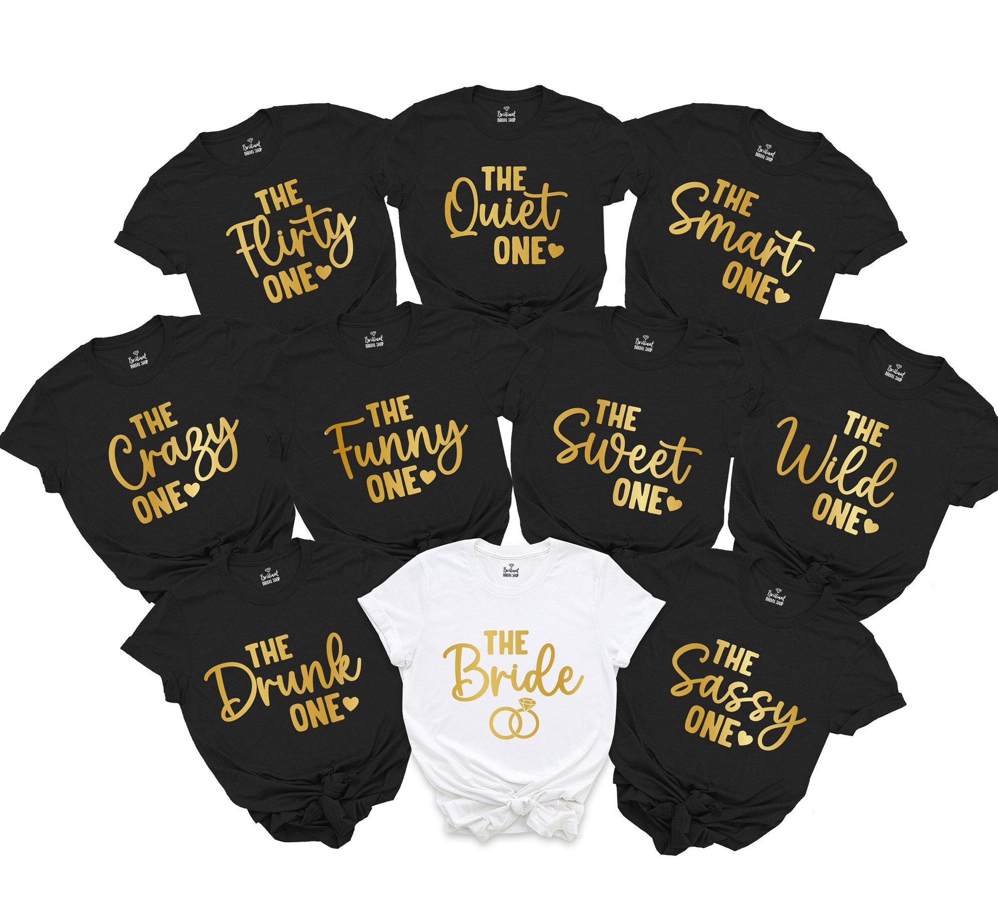 Fun Bachelorette Shirts: The Bride Sassy Group Tees & more image 0