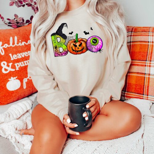 Halloween Boo Rainbow Party T-shirt image 0