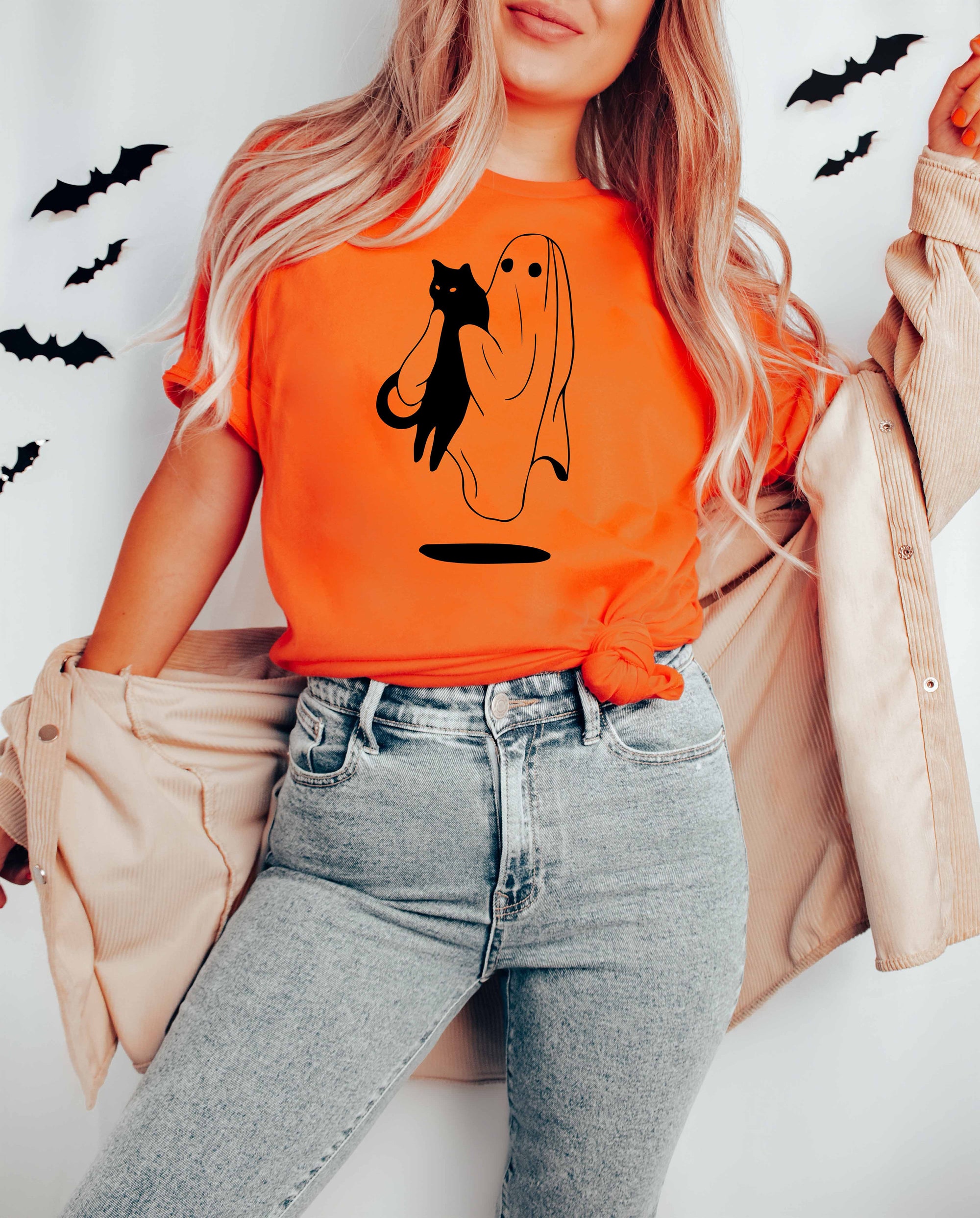 Halloween Cat Sweatshirt image 4