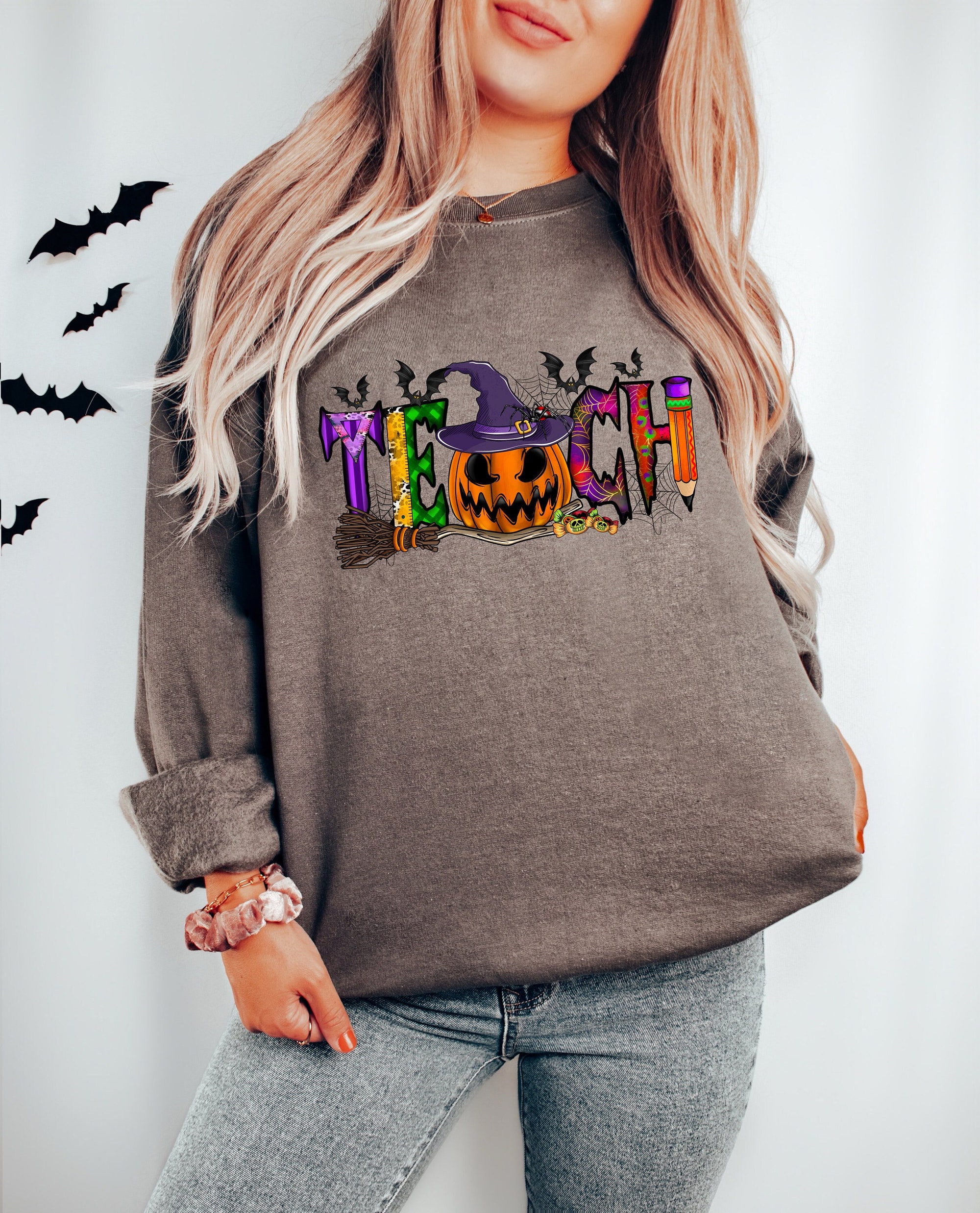 Halloween Teach Sweatshirt image 0