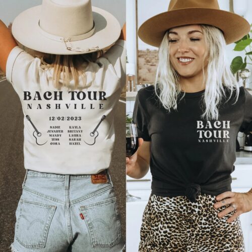 Bach Tour Band: Retro Custom Bachelorette Party Shirts image 0