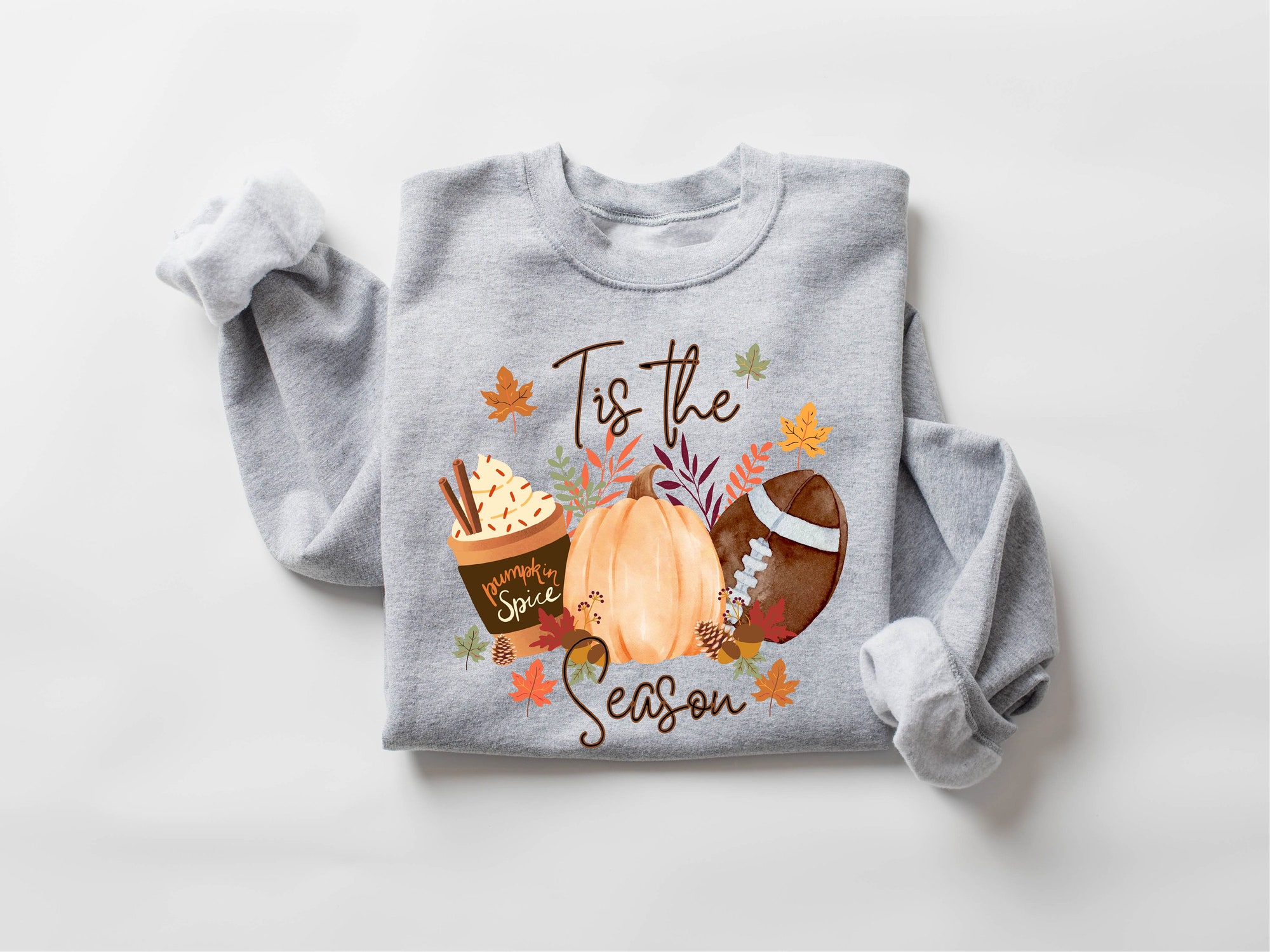 Autumn & Halloween Essentials: Sweatshirt Tee & Coffee Apparel image 4