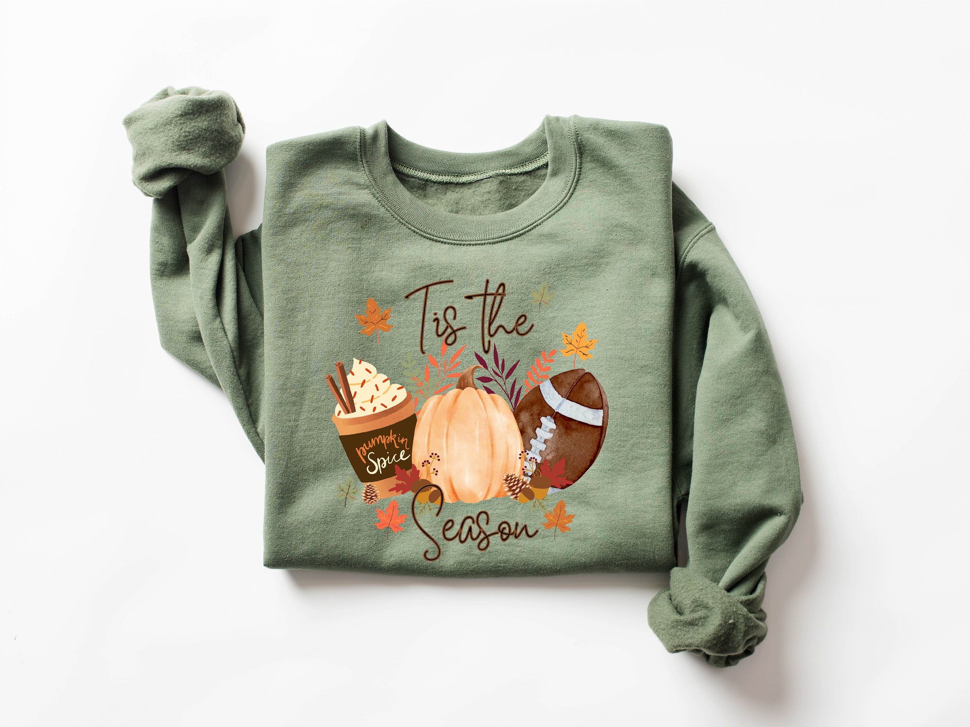 Autumn & Halloween Essentials: Sweatshirt Tee & Coffee Apparel image 1