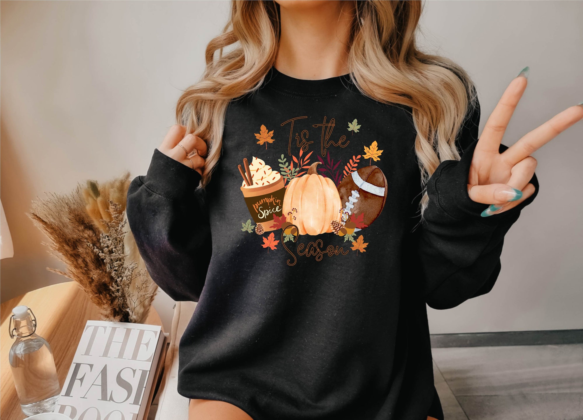 Autumn & Halloween Essentials: Sweatshirt Tee & Coffee Apparel image 7