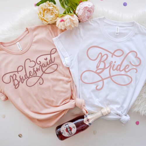 Team Bride - Bachelorette & Bridesmaid Party Shirts image 0