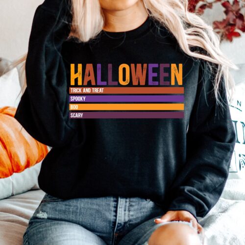 Happy Halloween: Cute Women's Shirt with Heart Theme image 0