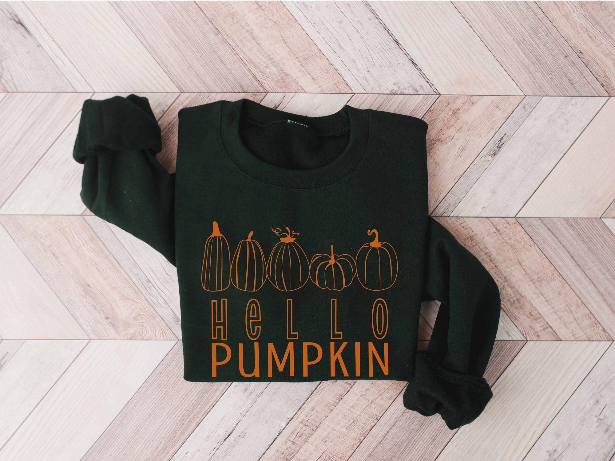 Hello Pumpkin Shirt Fall Vibes Peace Love Family Thanksgiving image 0