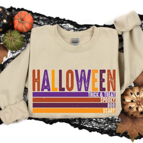 Halloween Trick Or Treat Sweatshirt image 0