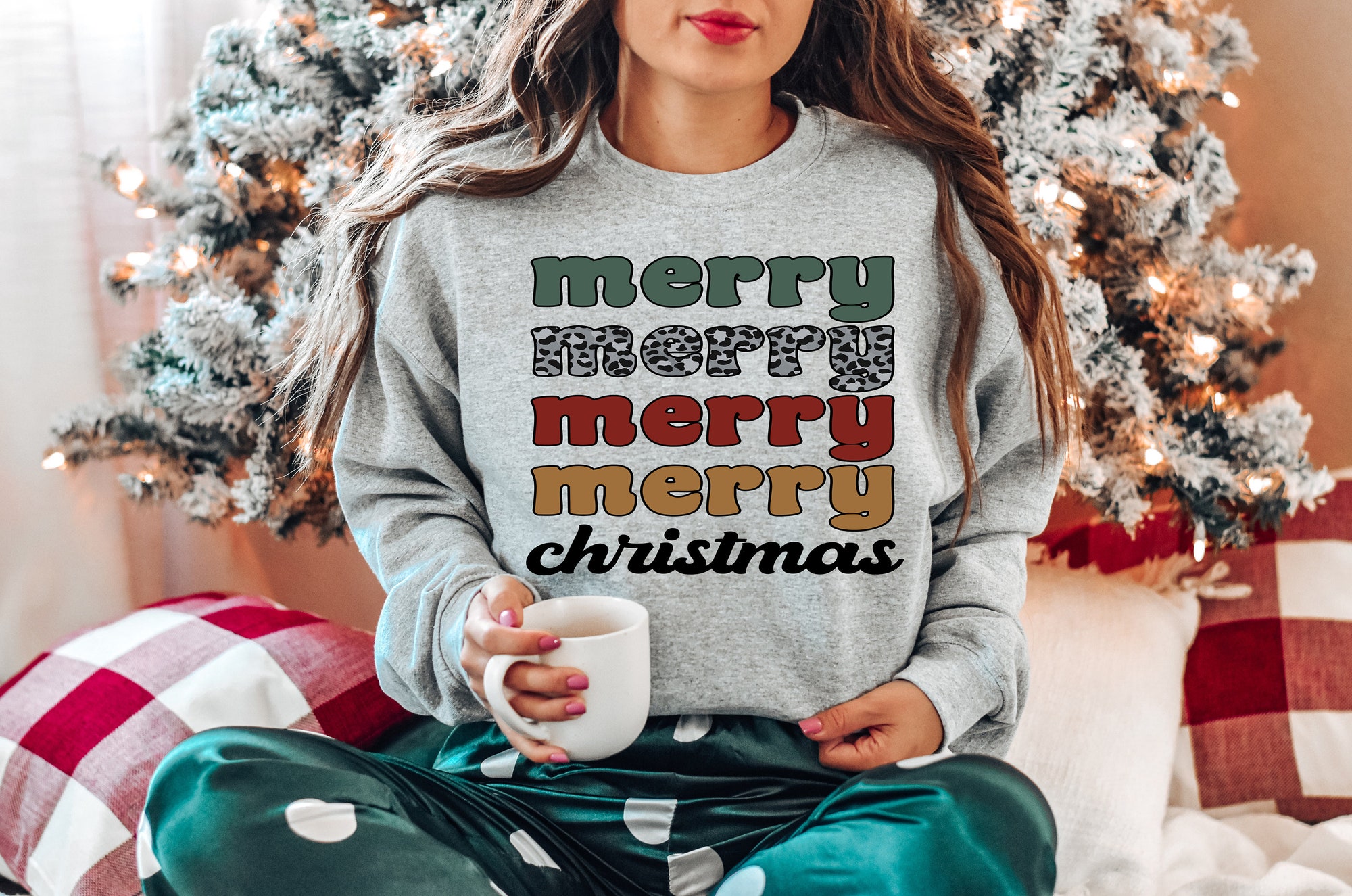 Women's Christmas Sweatshirt: Holiday Crewneck & Gift Idea image 2