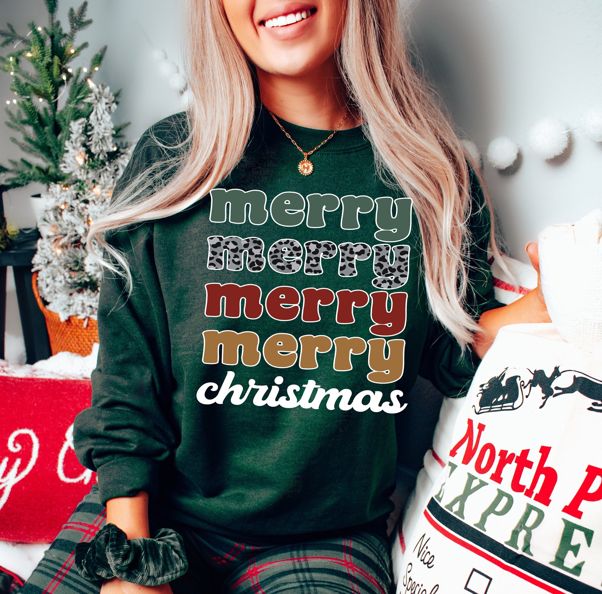 Women's Christmas Sweatshirt: Holiday Crewneck & Gift Idea image 1