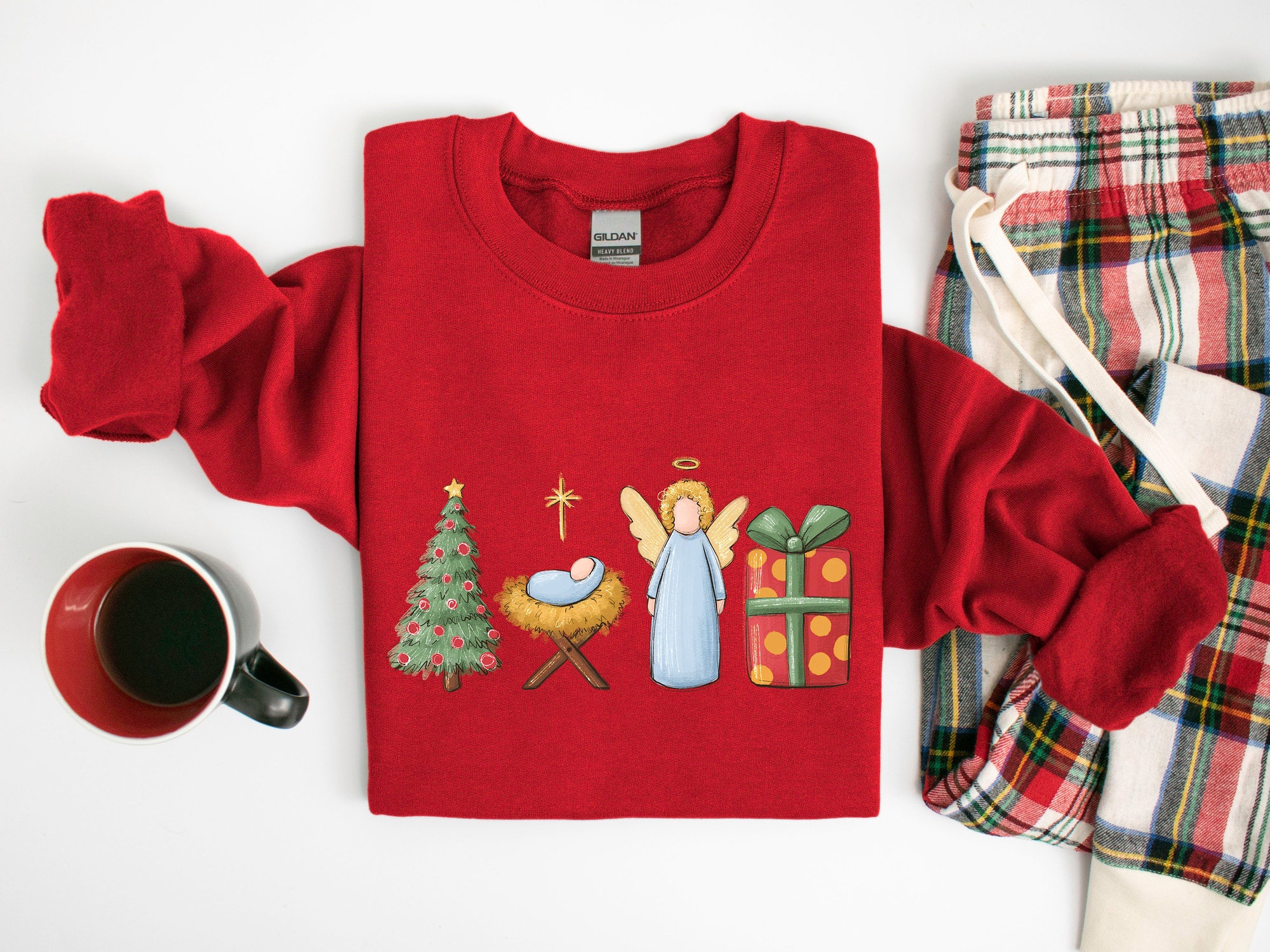 True Story Sweatshirt | Christmas Nativity & Jesus Shirt image 3