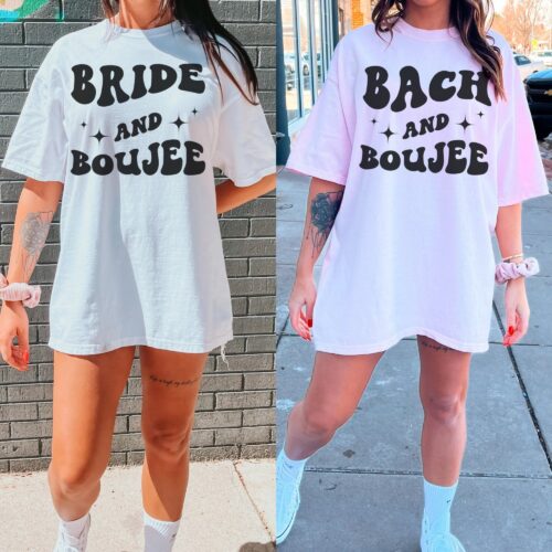 Bach And Boujee: Retro Bachelorette Party Shirt Collection image 0