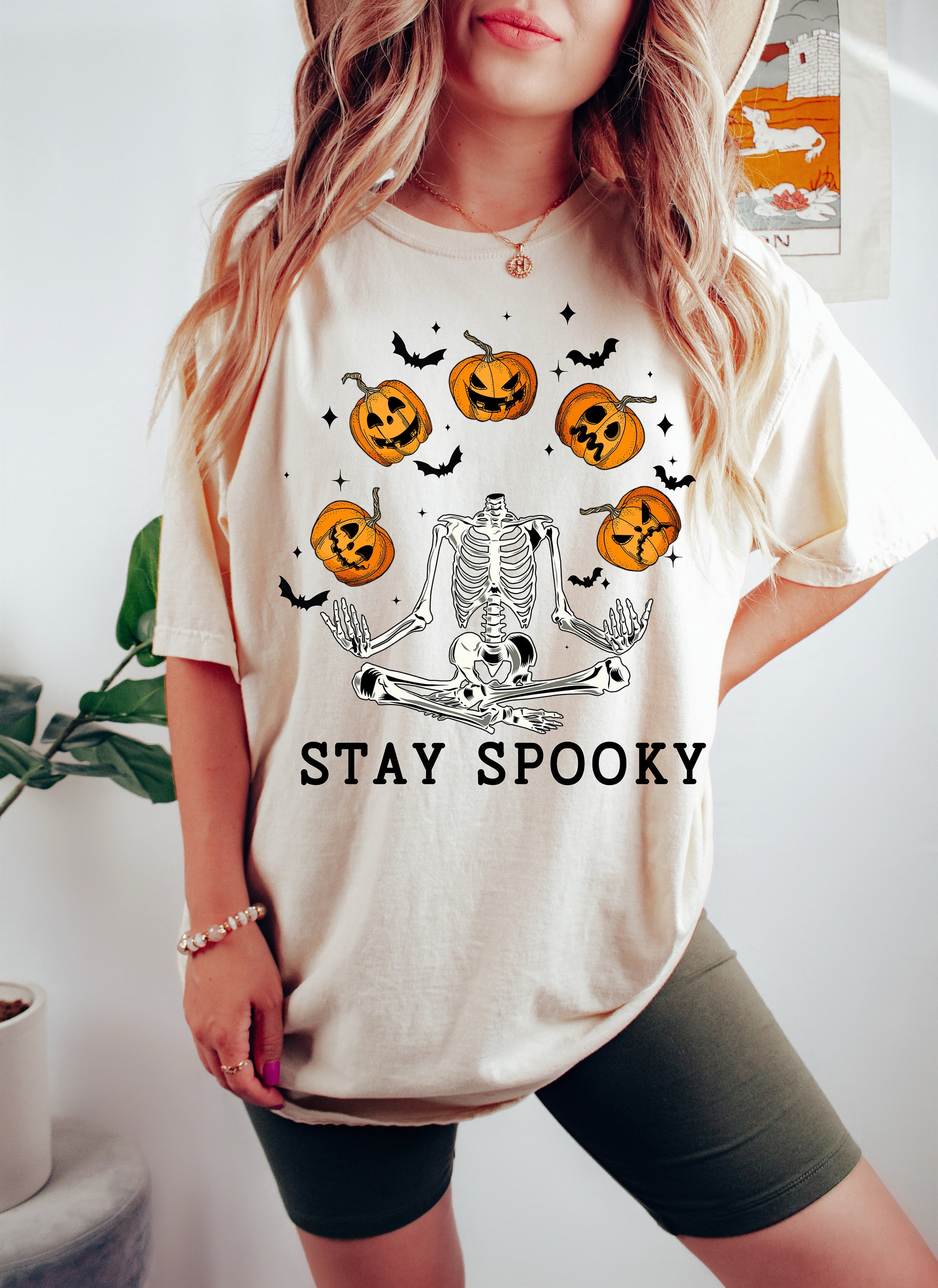 Stay Spooky Women's Halloween Sweatshirt & Ghost Hoodie Gift image 2