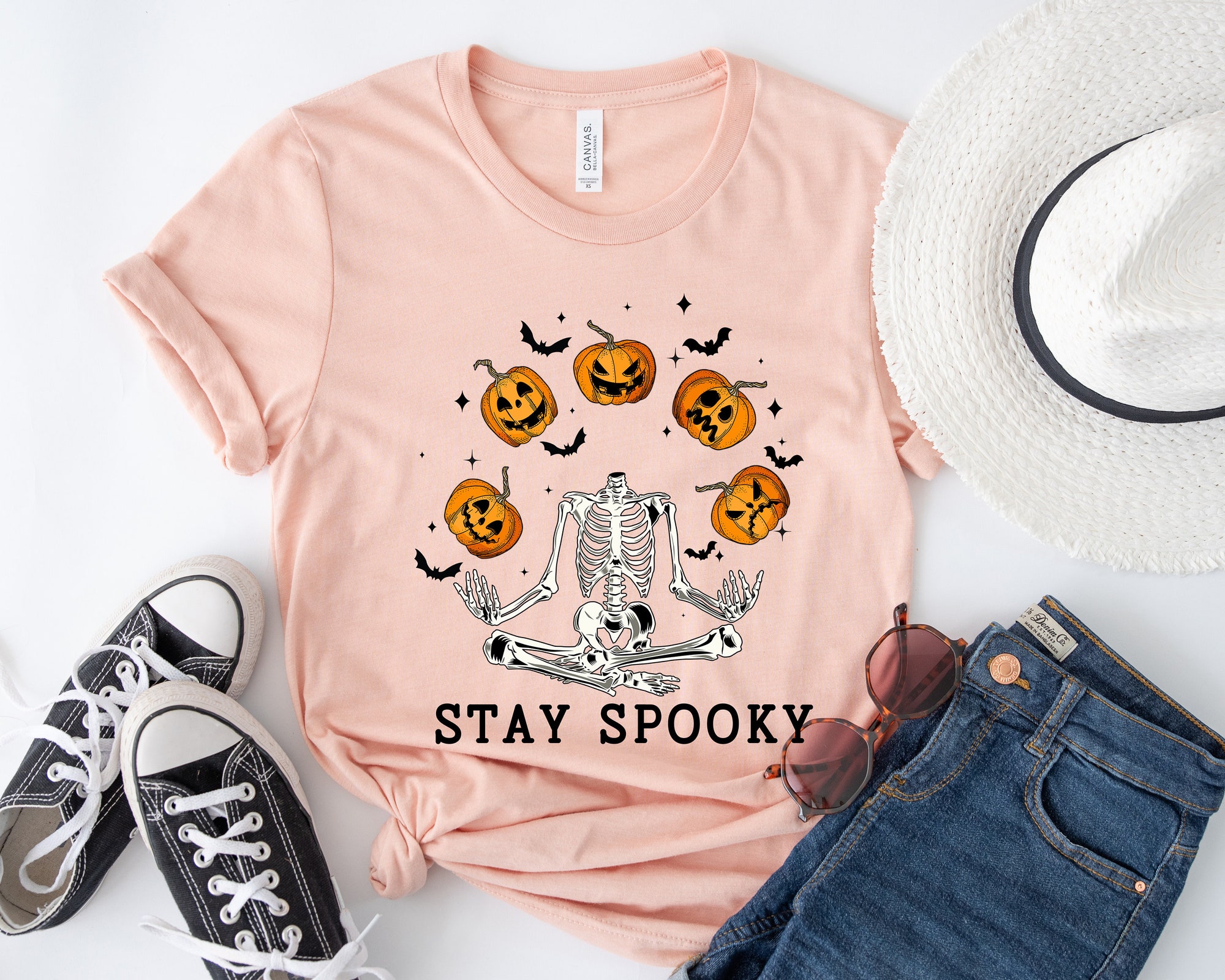 Stay Spooky Women's Halloween Sweatshirt & Ghost Hoodie Gift image 1