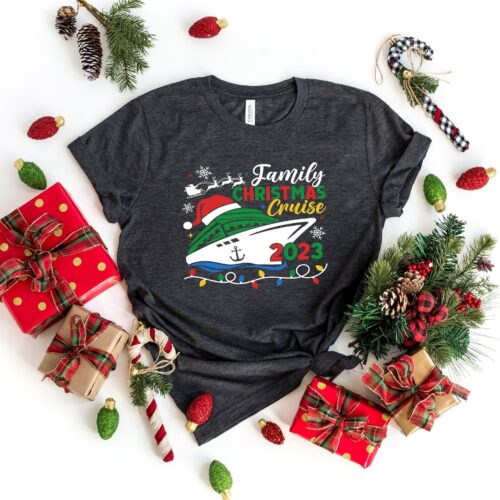 Family Christmas Cruise 2023 Sweatshirt: Vacation & Trip Crew Shirt image 0