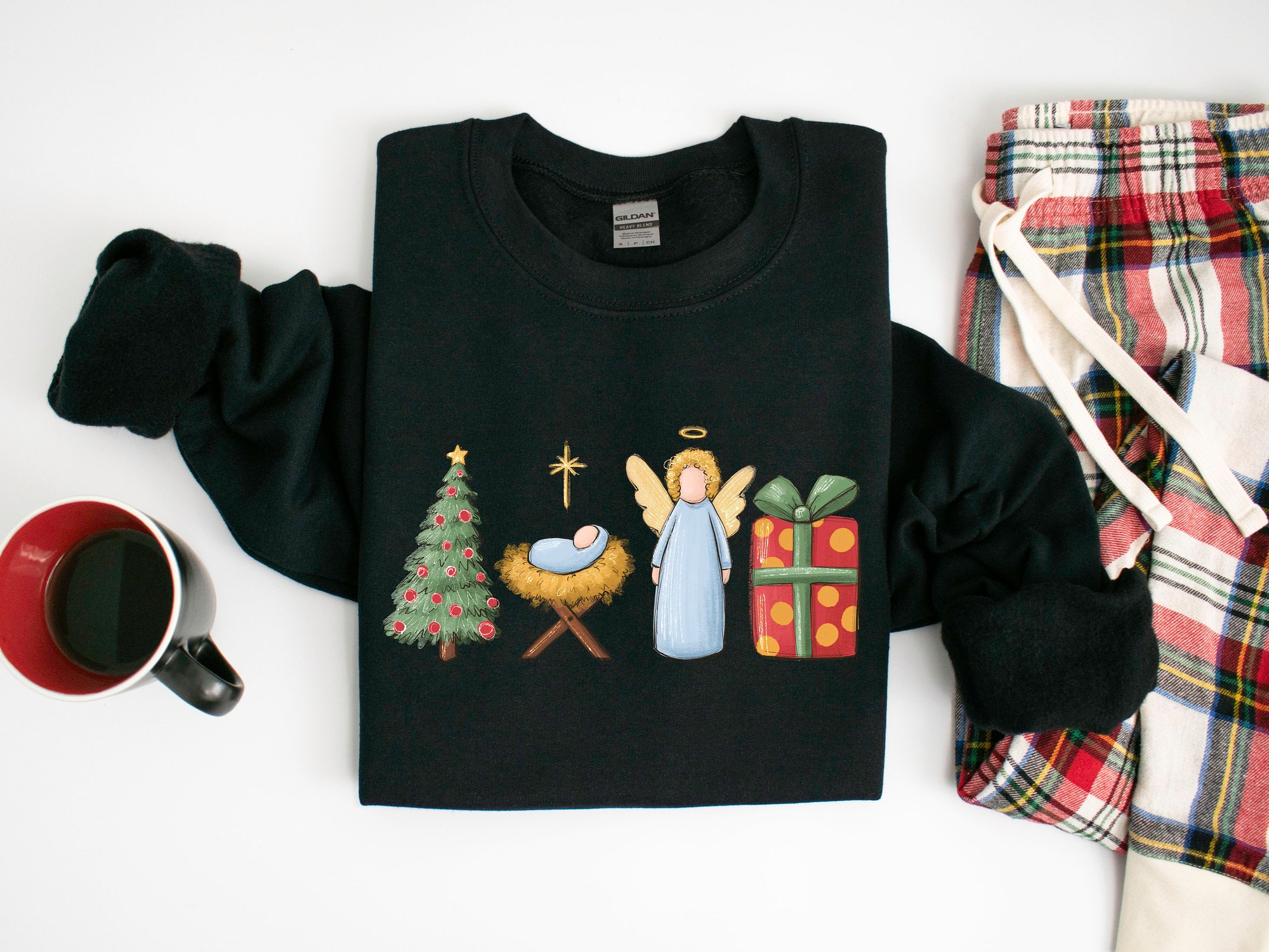 True Story Sweatshirt | Christmas Nativity & Jesus Shirt image 4