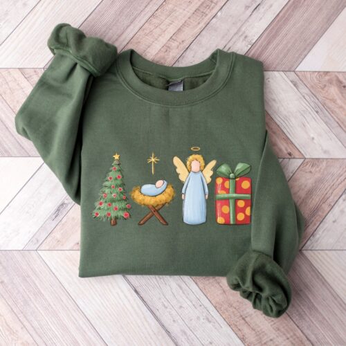 True Story Sweatshirt | Christmas Nativity & Jesus Shirt image 0