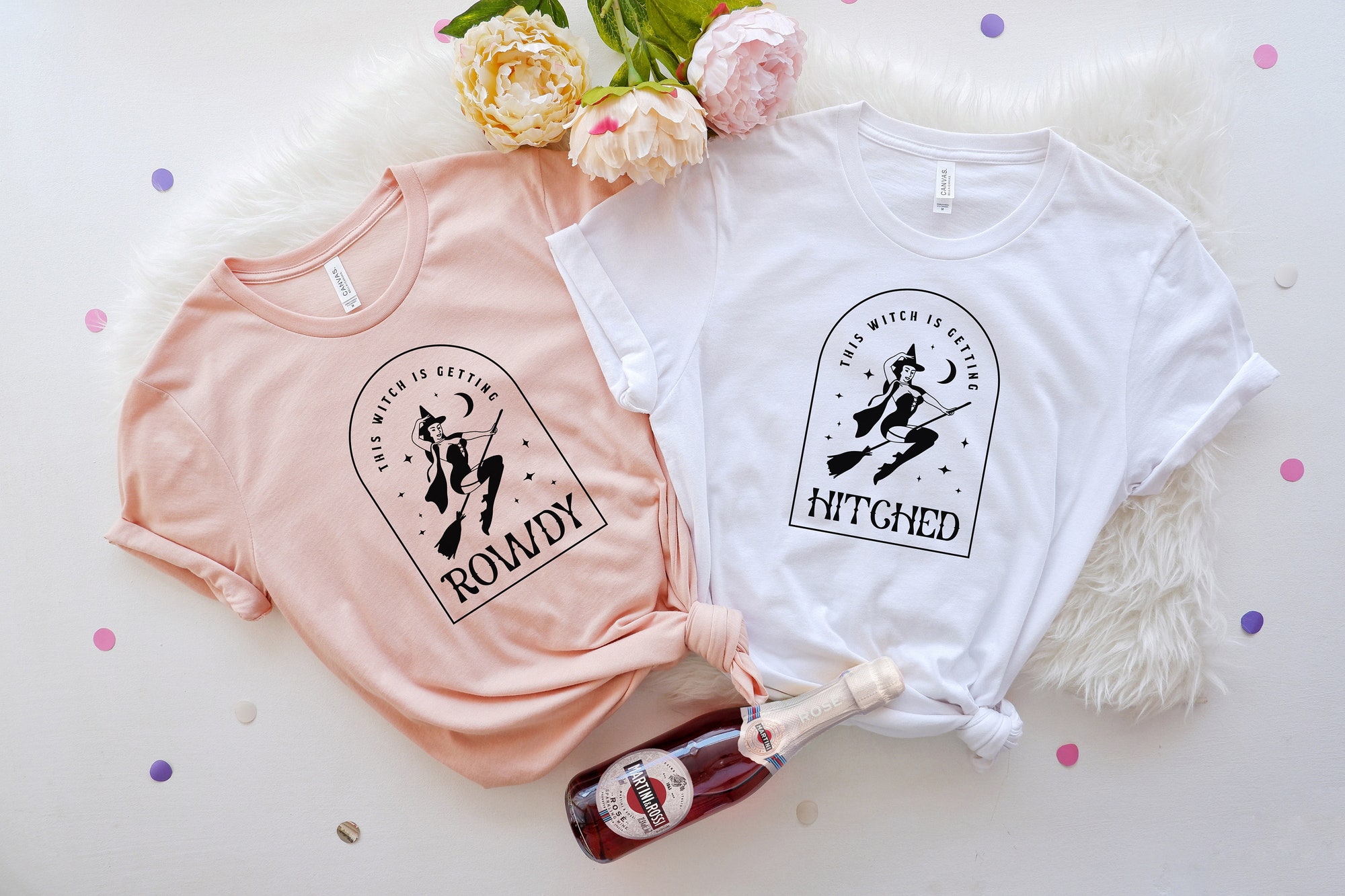 Halloween Bachelorette Tees - Hitched & Rowdy Bride Gifts image 1