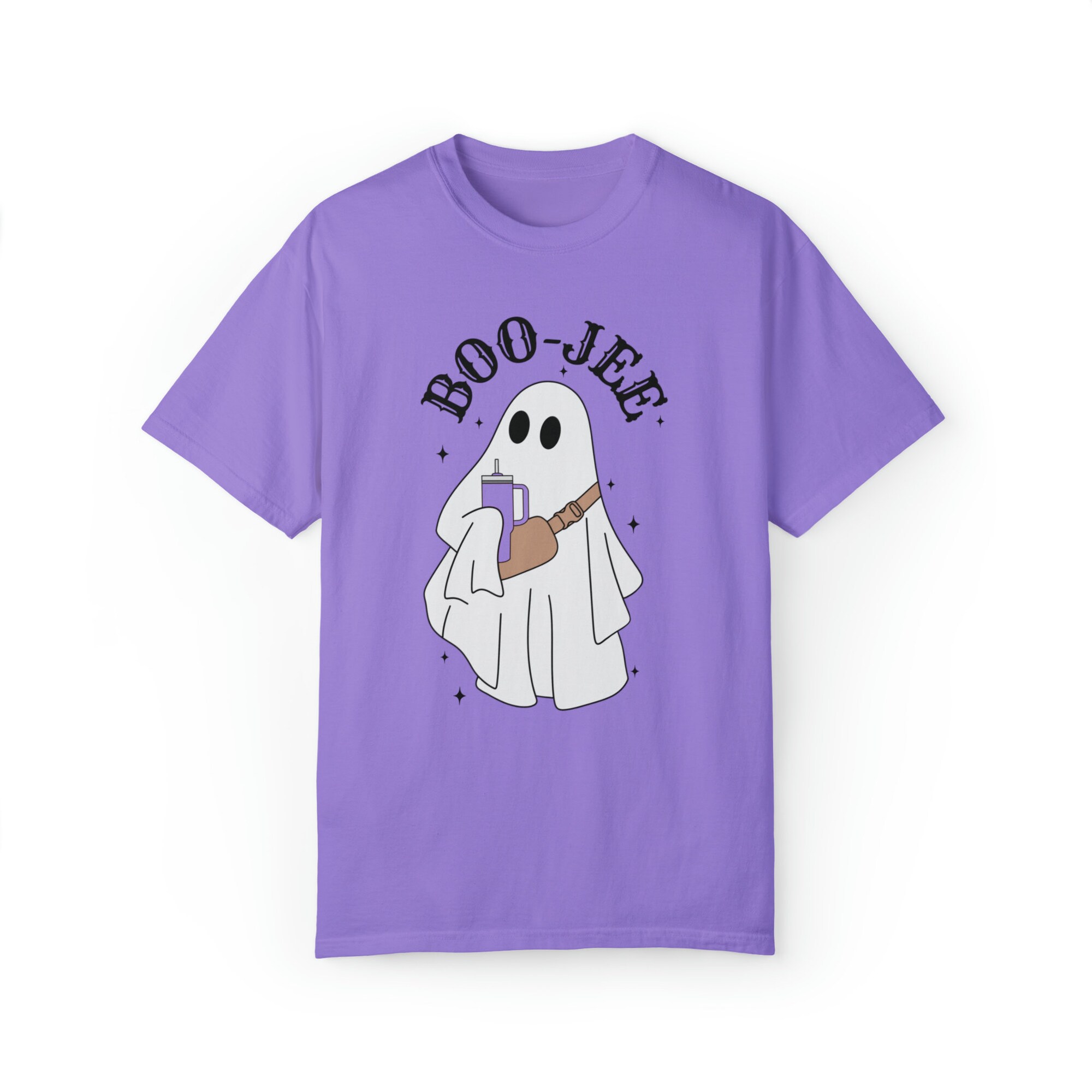 Trendy Boo Jee Halloween Ghost Shirt & Coffee Lover Tee image 8