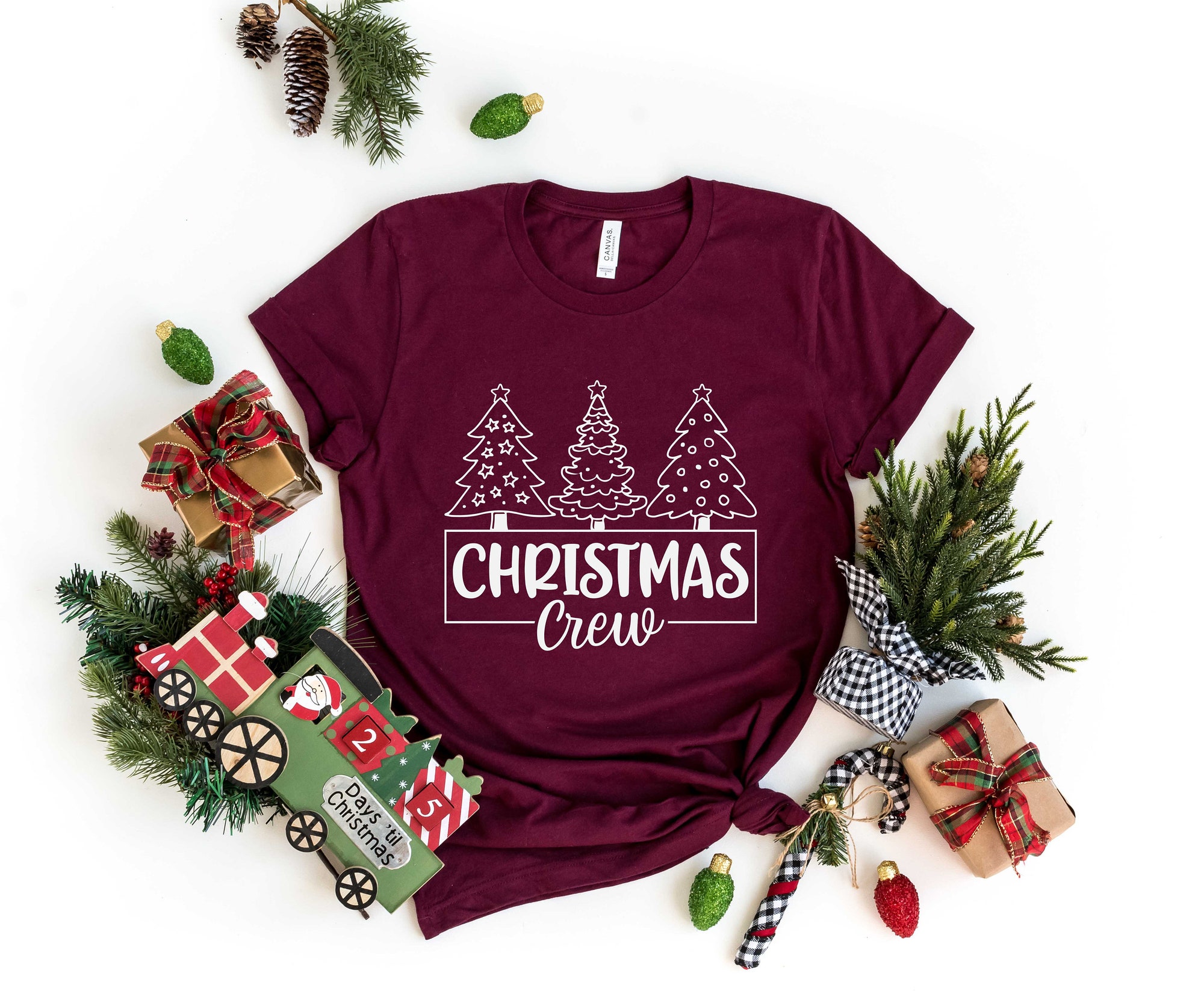 Christmas Crew Shirt | Family Christmas Shirts & Holiday T-Shirt Collection image 2