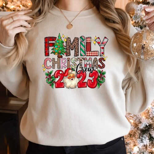 Family Christmas 2024 Shirt | Matching Santa Party Gift Tee image 0