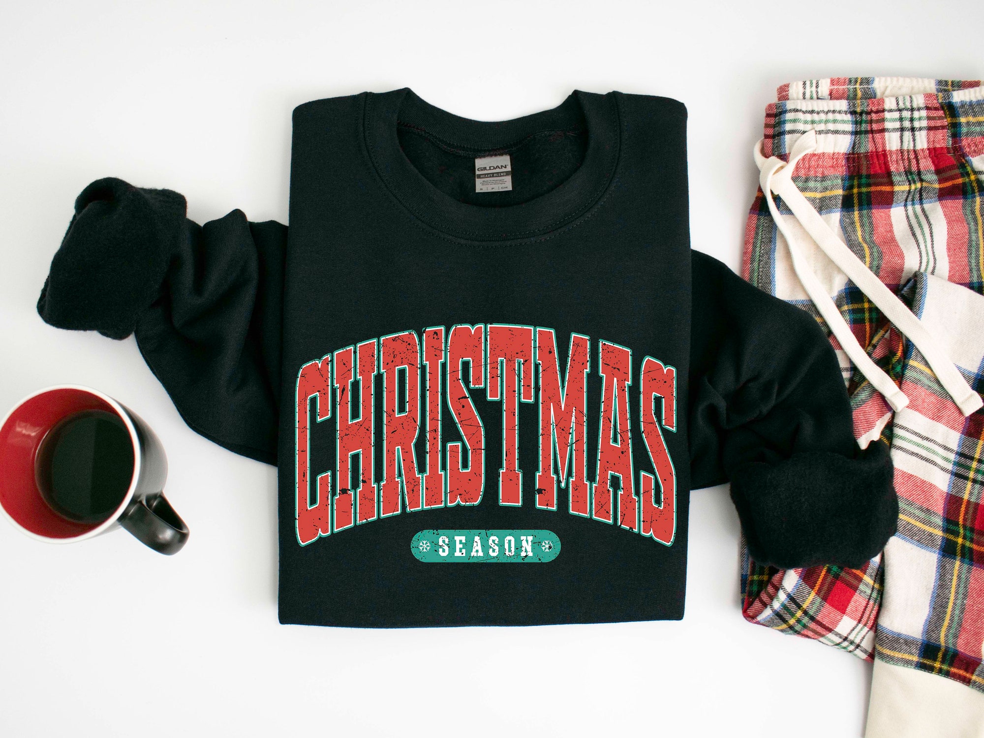 Christmas Season Sweatshirt | Merry Christmas Family Shirt image 2