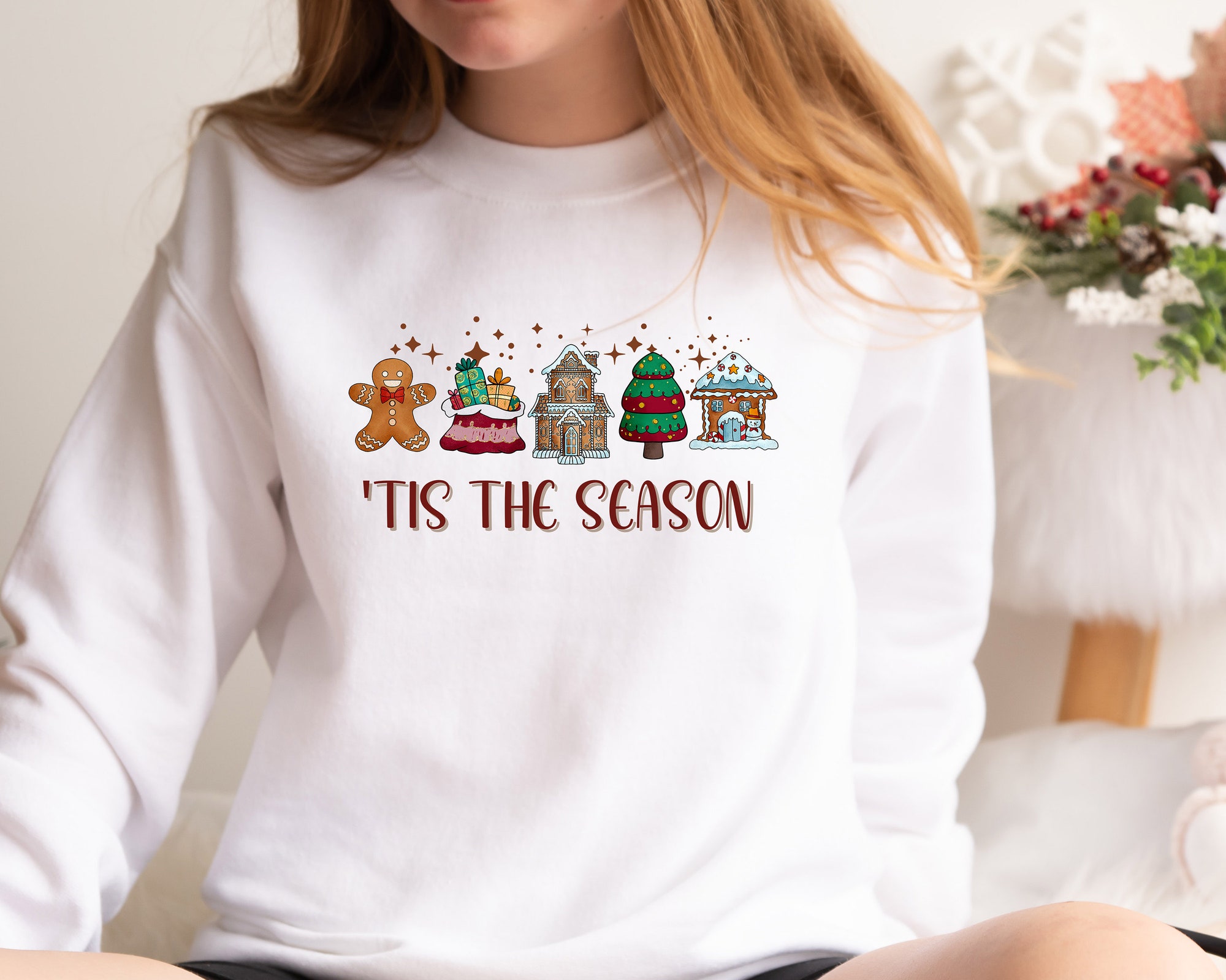 Merry Christmas & Gingerbread Season Sweatshirt image 1