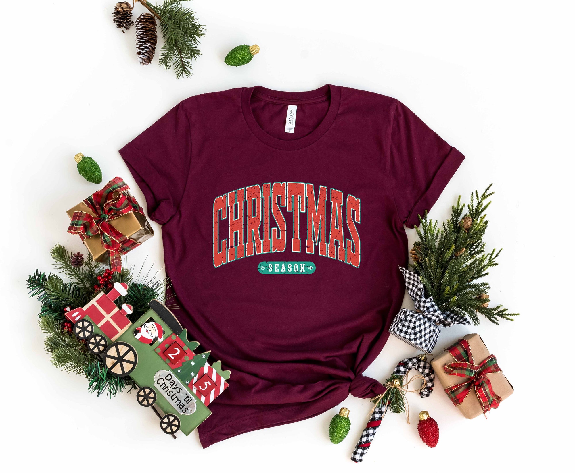 Christmas Season Sweatshirt | Merry Christmas Family Shirt image 3