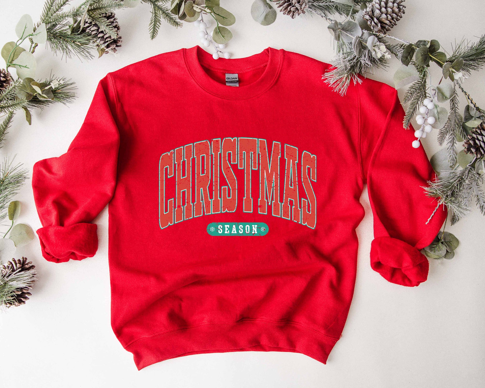 Christmas Season Sweatshirt | Merry Christmas Family Shirt image 4