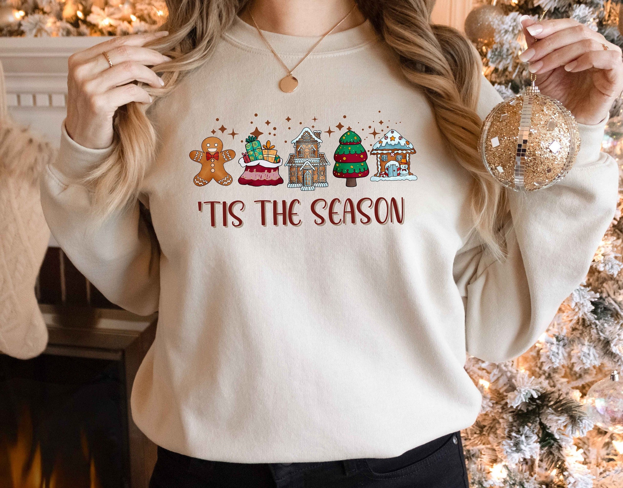 Merry Christmas & Gingerbread Season Sweatshirt image 0