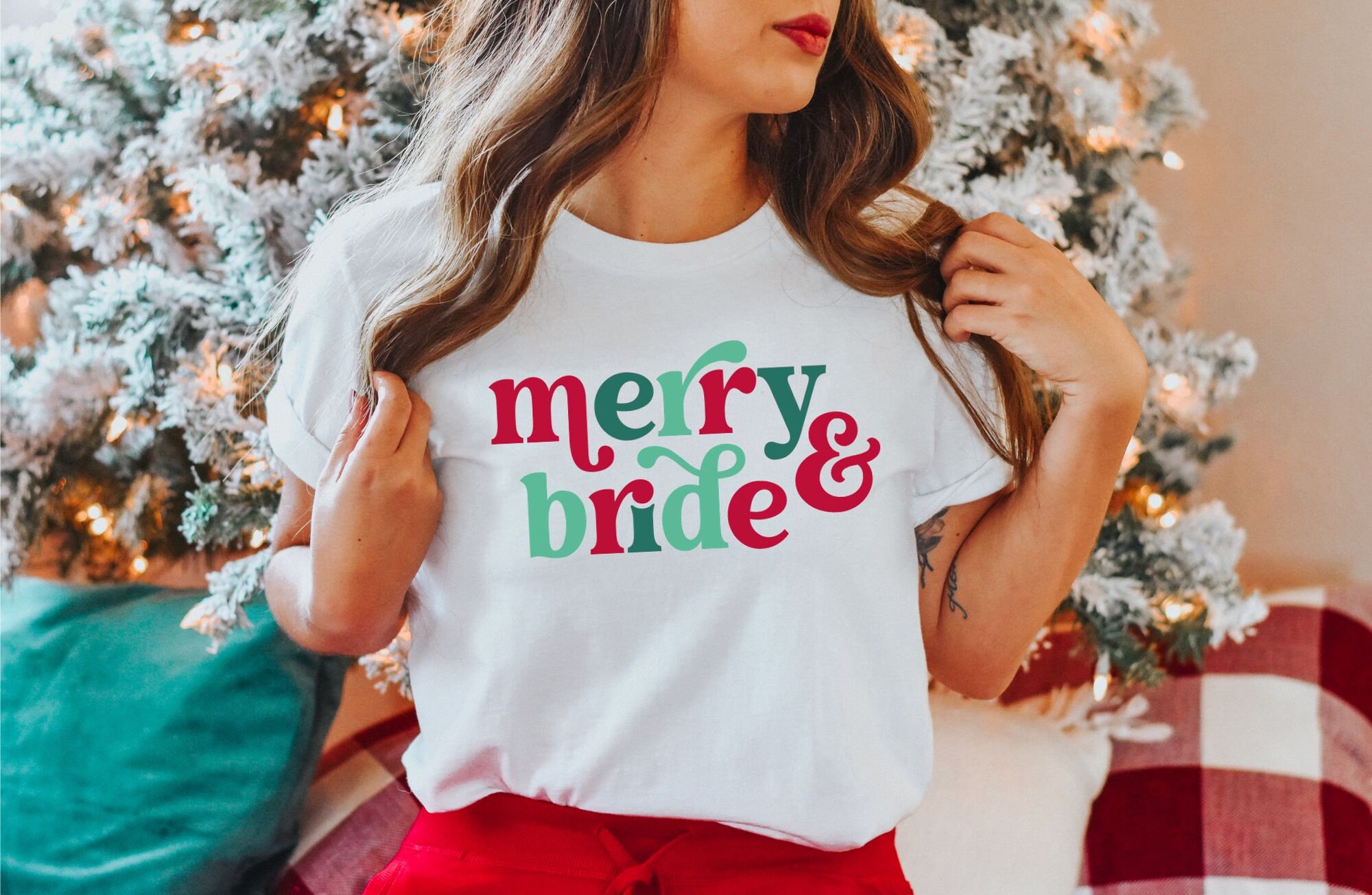 Funny Christmas Bachelorette Shirts: Gift for Bride Winter Wedding image 0