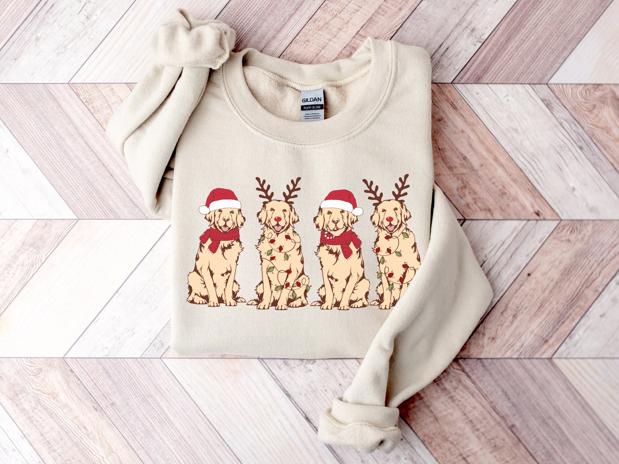 Golden Retriever Sweatshirt - Perfect Dog Owner Christmas Gift image 0
