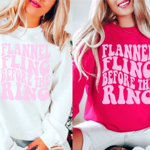 Flannel Fling Bachelorette: Winter & Retro Sweatshirts Bridal Party Xmas image 0