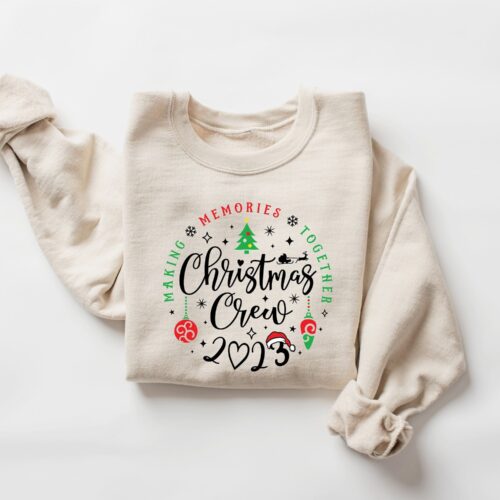 2024 Family Christmas Matching Sweatshirt Funny Christmas Winter Family Sweater image 0