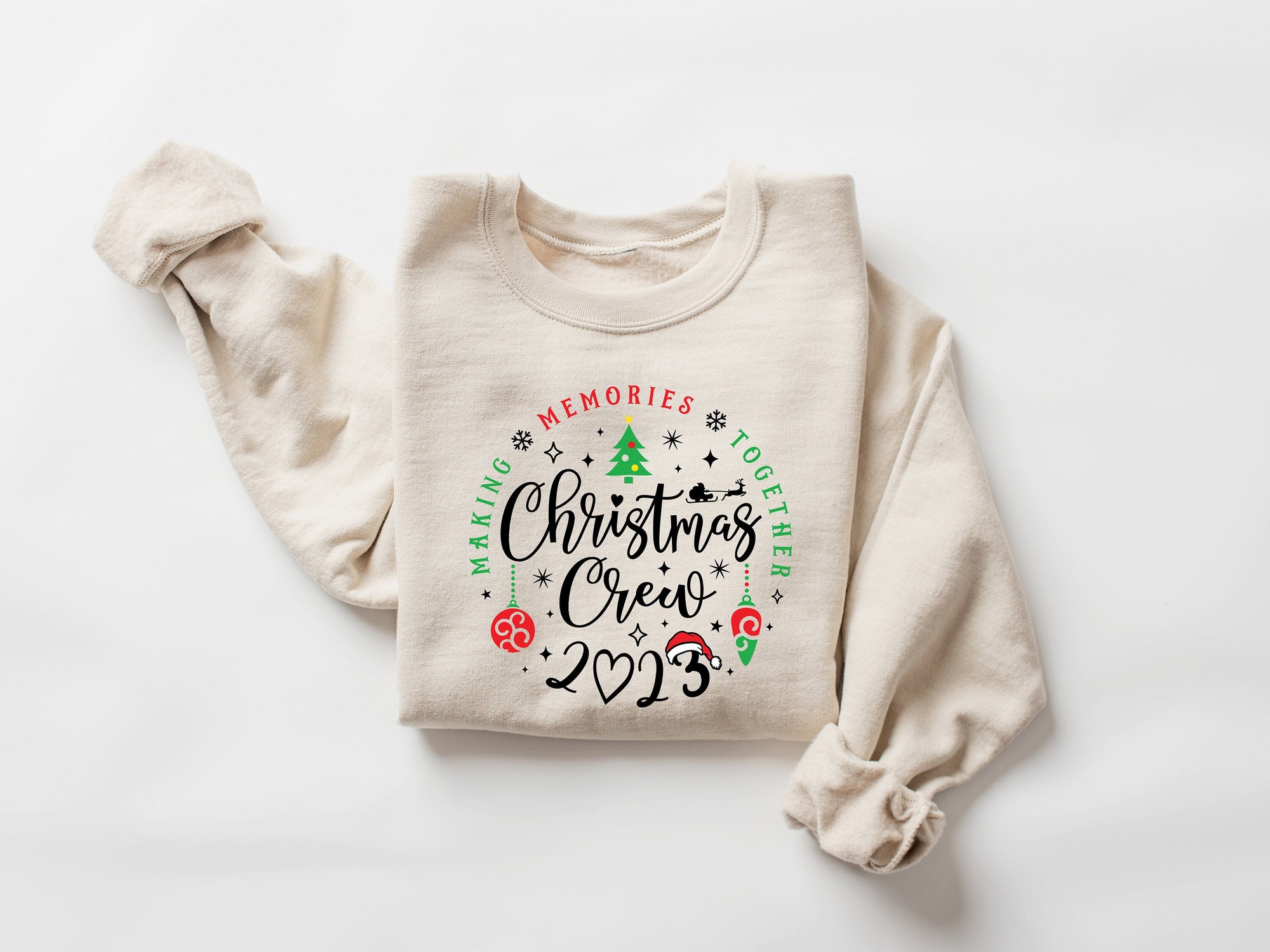 2024 Family Christmas Matching Sweatshirt Funny Christmas Winter Family Sweater image 0