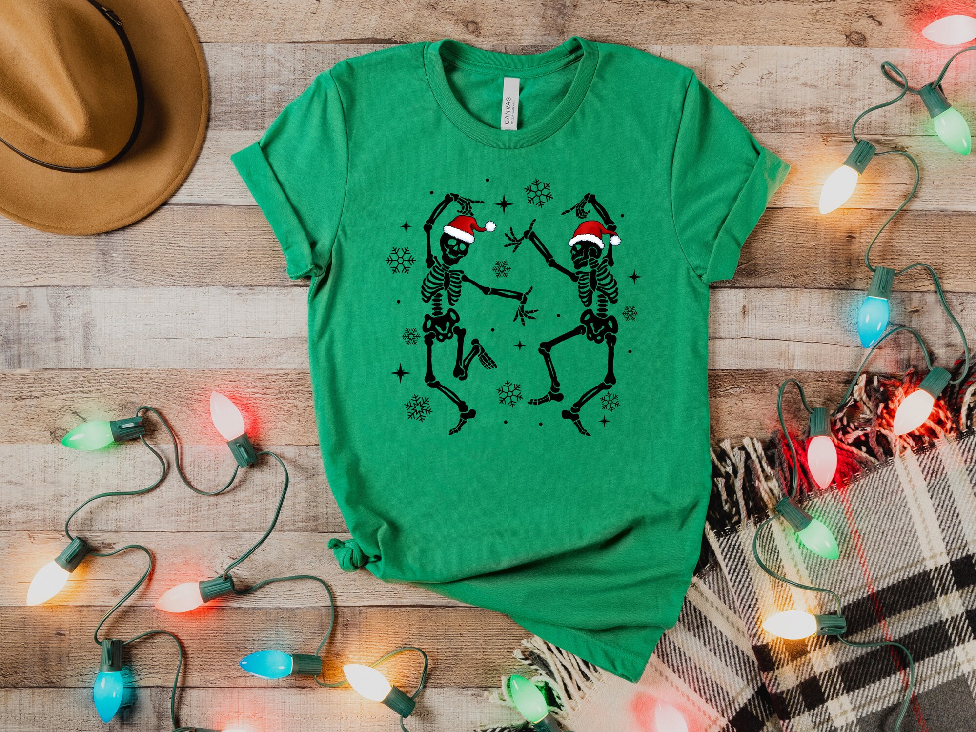 Sarcastic Skeleton Christmas Shirt - Funny Merry Xmas Gift image 2