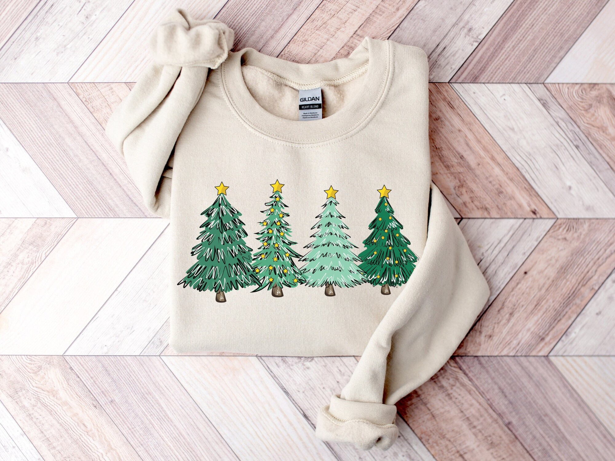 Christmas Sweatshirt - Women's Festive Crewneck Pullover image 0