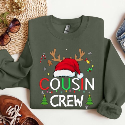 Christmas Cousin Crew Shirt | Cousin's Holiday Tee & Gift image 0