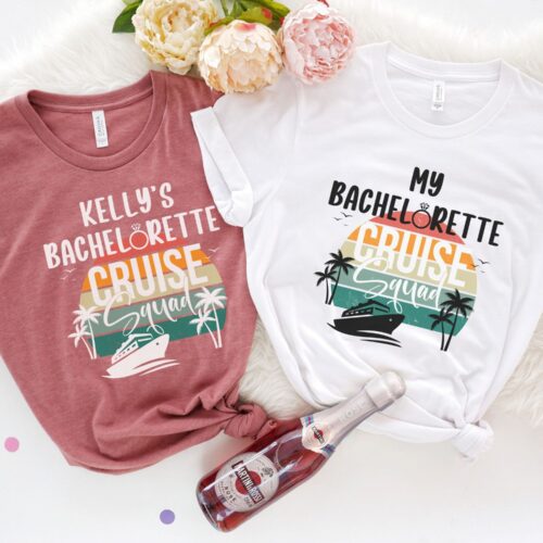 Nautical Bachelorette Cruise Shirts - Custom Squad Tees image 0