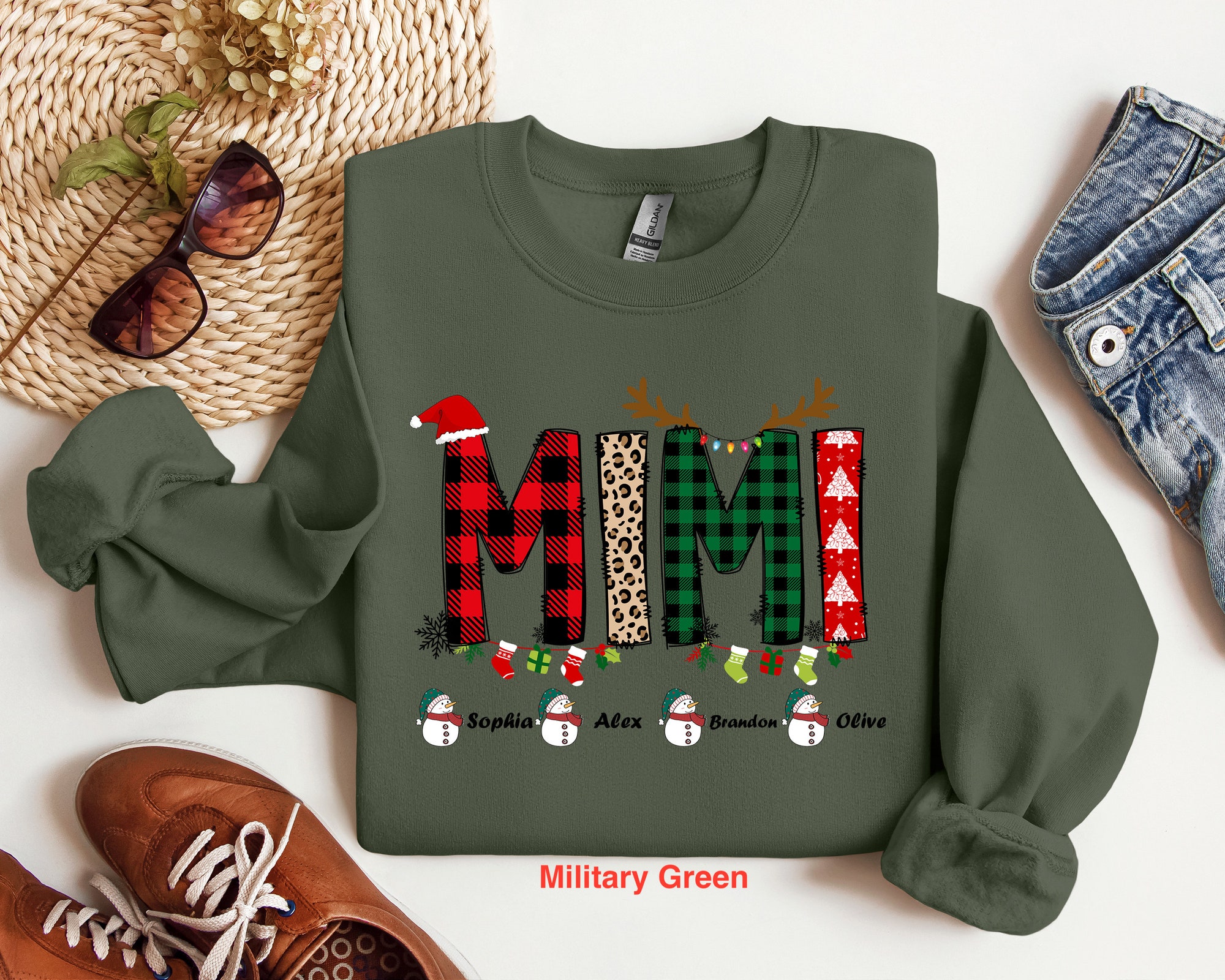 Custom Mimi Sweatshirt - Christmas Gift for Mimi image 2