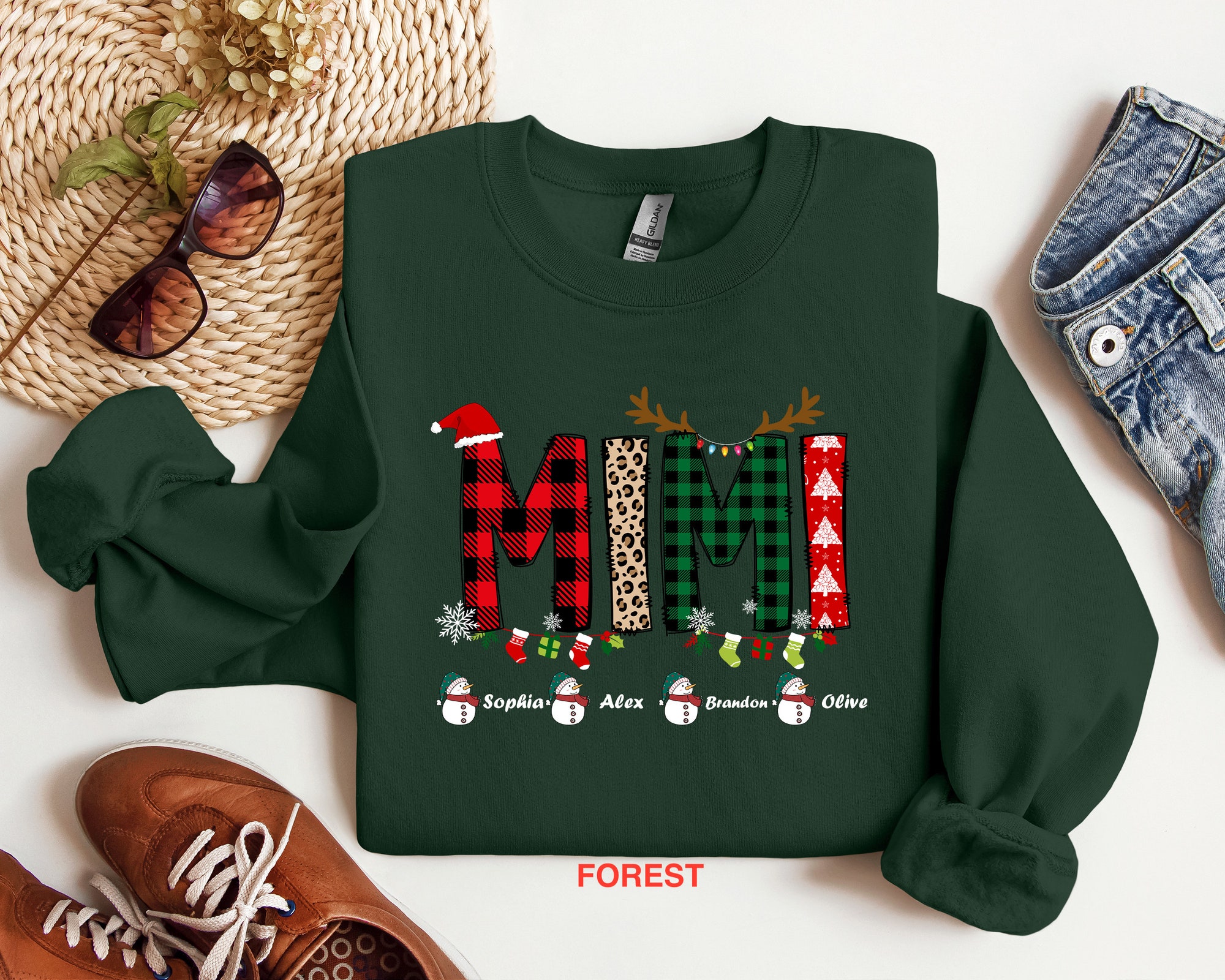 Custom Mimi Sweatshirt - Christmas Gift for Mimi image 3