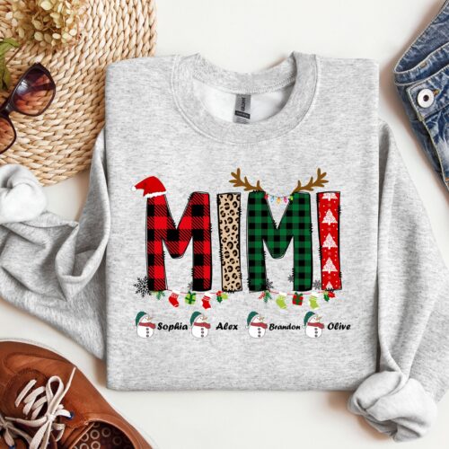 Custom Mimi Sweatshirt - Christmas Gift for Mimi image 0