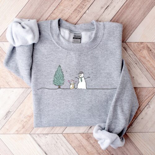 Christmas Snowman Sweatshirt | Snowman T-Shirt image 0