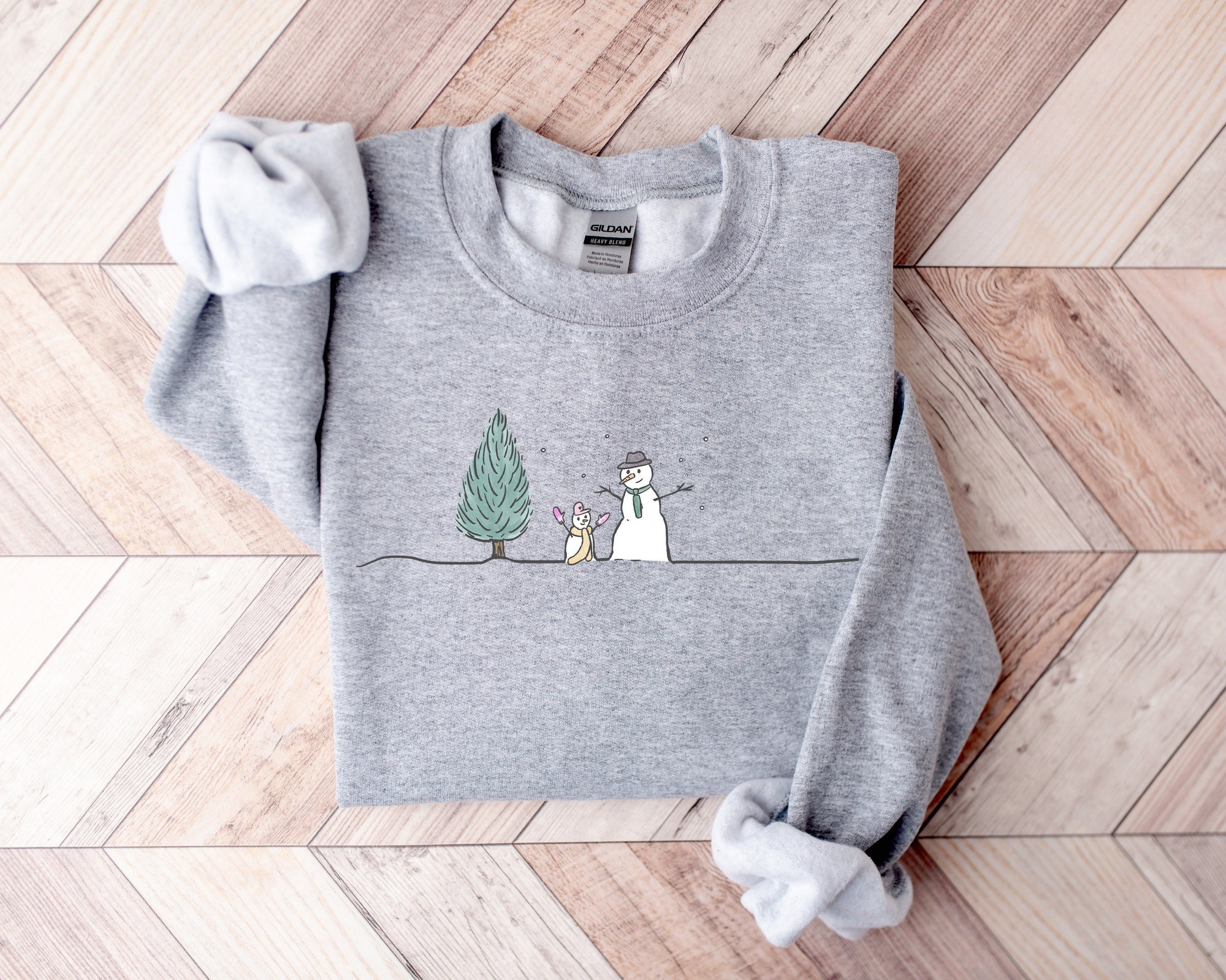 Christmas Snowman Sweatshirt | Snowman T-Shirt image 0