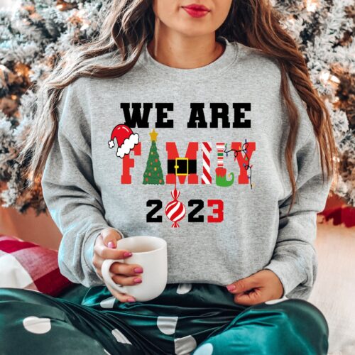 We Are Family Shirt, Matching Christmas Shirts, Christmas Family Shirts, Family Christmas Gifts, Family Christmas Matching Shirts, Xmas Gift image 0