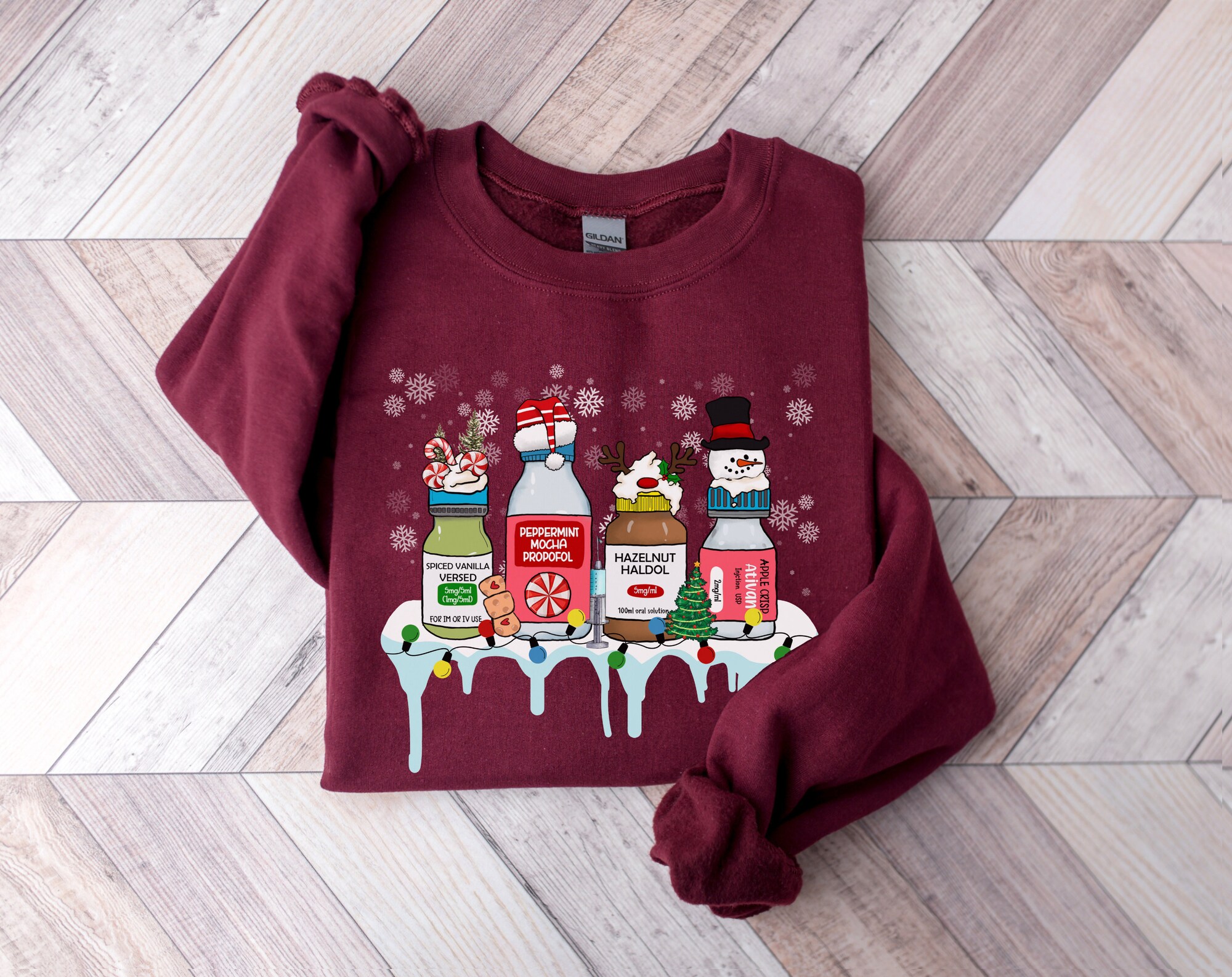 Christmas Nurse Shirt - Festive Apparel for Healthcare Heroes image 3