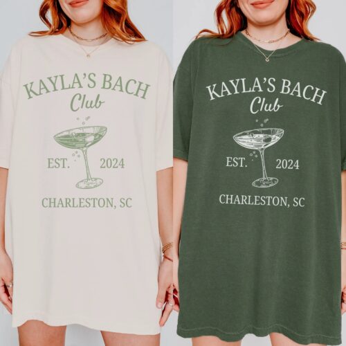 Personalized Name & City Bachelorette Shirt: Comfort Tees image 0