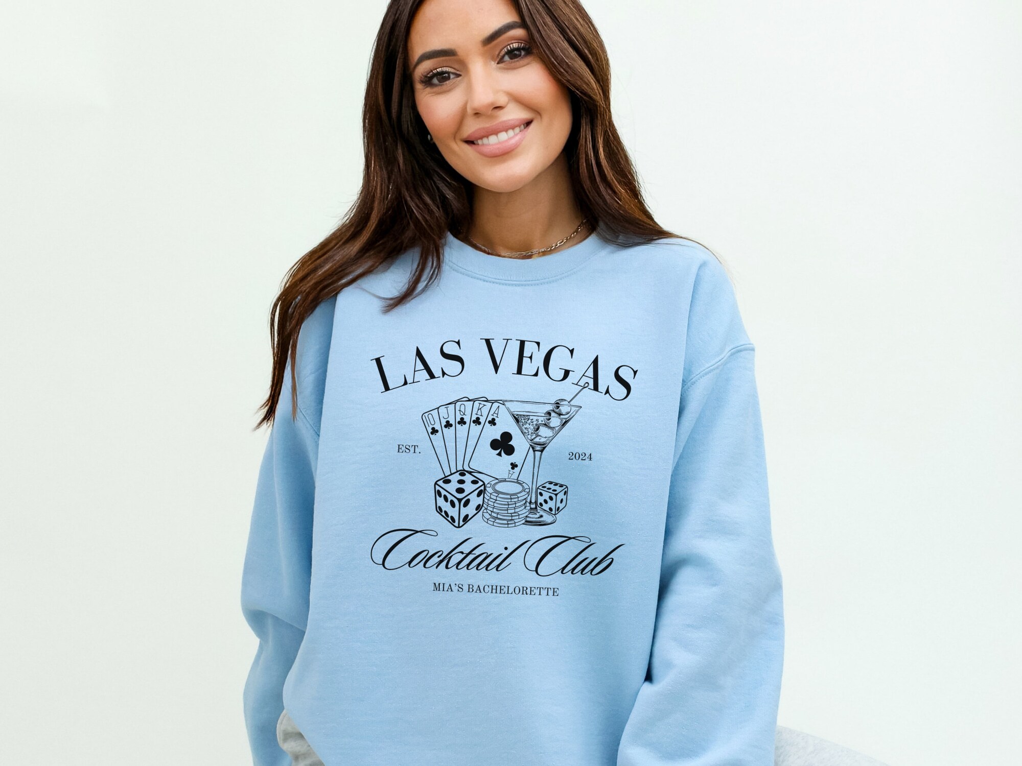 Las Vegas Bachelorette - Custom Bridal Sweatshirt & Gifts image 5