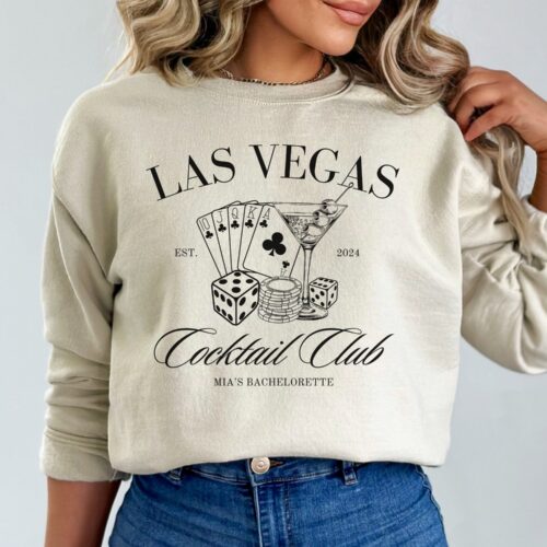 Las Vegas Bachelorette - Custom Bridal Sweatshirt & Gifts image 0