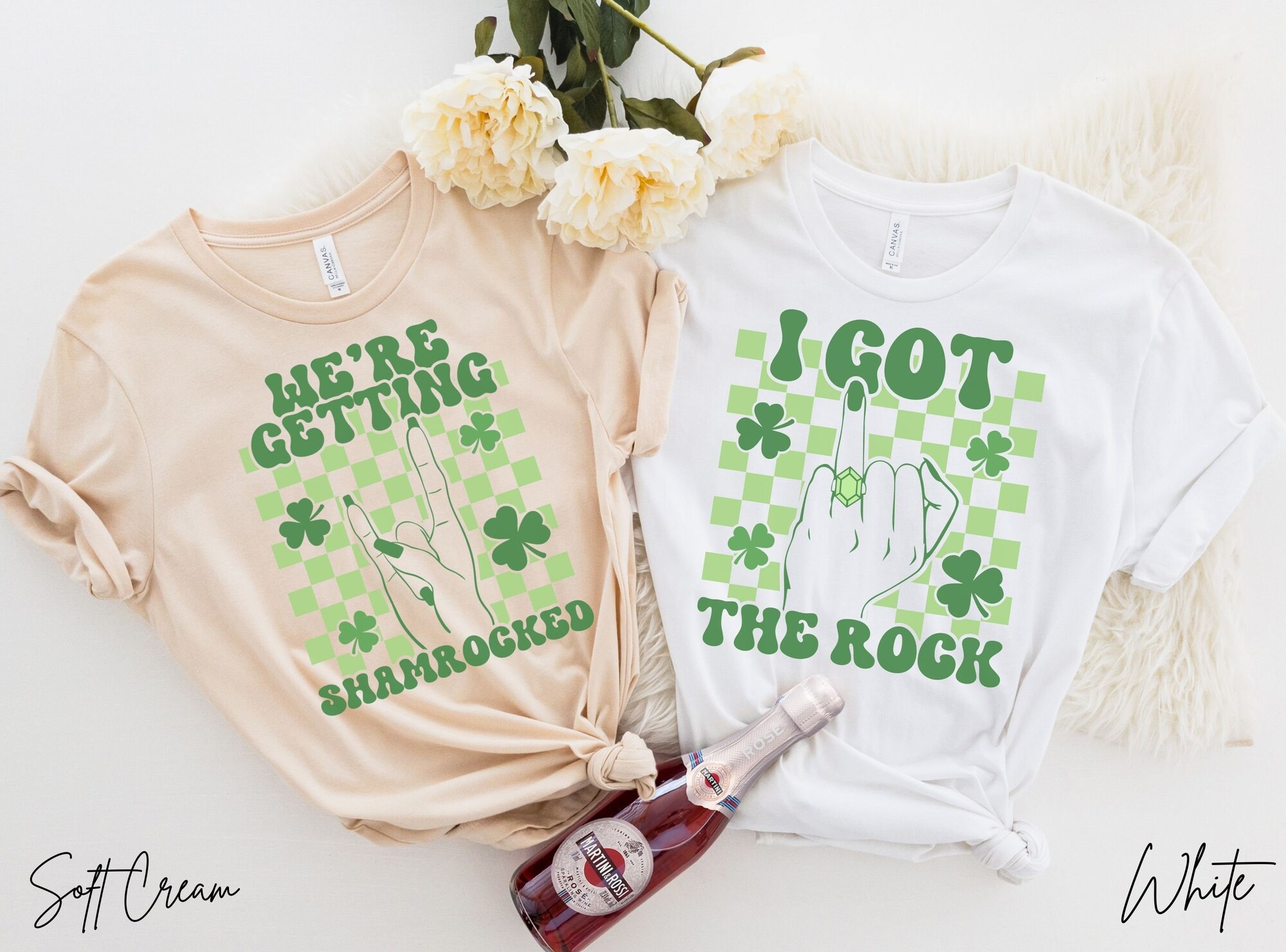 St. Patrick's Bachelorette Shamrocked Irish Bride Shirts image 2